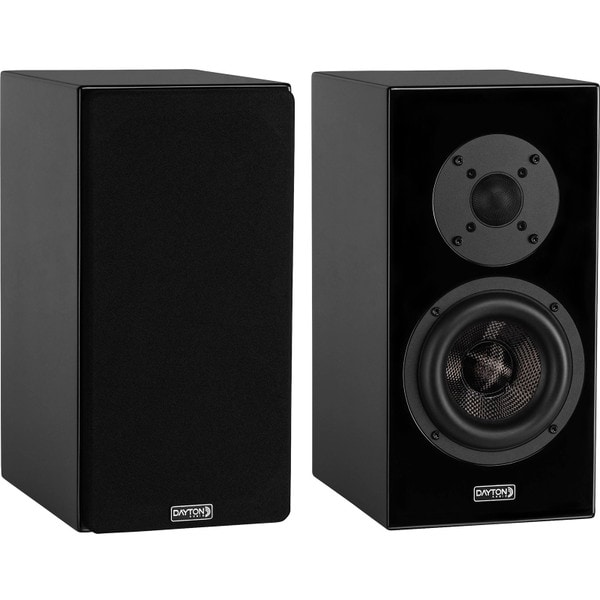 Main product image for Dayton Audio OPAL1 Bookshelf Speaker Pair Gloss Black300-4600